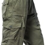 3/4 Relaxed Fit Cotton Hiking Shorts with 7 Pockets