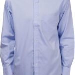Non-Iron Polo Button Down Pinpoint Regular Dress Shirt