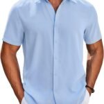 Short Sleeve Button Down Beach Shirt