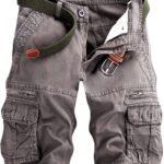 Cotton Multi Pocket Casual Work Shorts