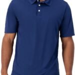 Moisture-Wicking Jersey Knit Polo Shirt